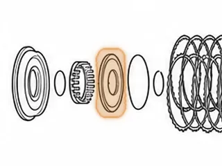 Piston Retainer, AWTR60SN (09D) K1 Clutch (Aluminum)(22 Spring Pockets)(5.107”OD) 2002-Up — Part # 235982A