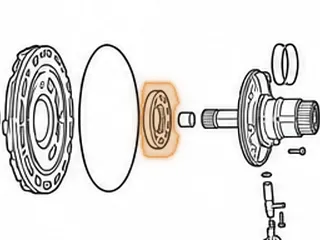 Pump Gear Set, AWTR60SN (09D) (9 Round Teeth)(.430”Thick)(3.676”OD Outer Gear) (2.955”OD Inner Gear) 2002-Up — Part # 235530A