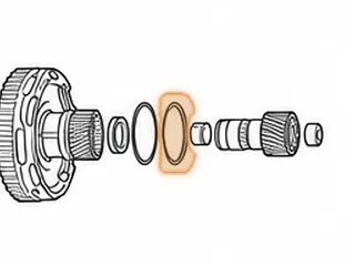 Race, AWTR60SN (09D) Shell Assy to Rear Planet (3.444”OD)(2.820”OD) 2002-Up — Part # 235225A