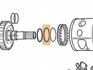 Race, AWTR60SN (09D) Output Shaft To Case (.180”Thick) (3.244”OD) 2002-Up — Part # 235261A