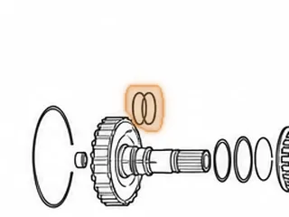 Ring, AWTR60SN (09D) Output Shaft (2.052”OD)(Teflon) 2002-Up — Part # 235180AT