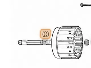 Ring, 6R60 Input Shaft (Overdrive Drum W/Shaft) (.985”OD) (Teflon) 2006-Up — Part # 49177CT