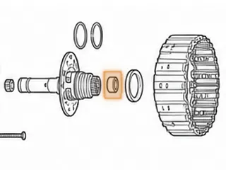 Bushing, 6R60/6R75 Stator Tube (Rear)(Bronze)(1.225”OD)(.653”Long)(.0588”Max Wall) — Part # 49037CA