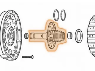 Stator Tube, 6R80 (27 Splines)(1 Bushing)(Fits A 3 Ring Input Shaft) 2008-Up — Part # 49529FA