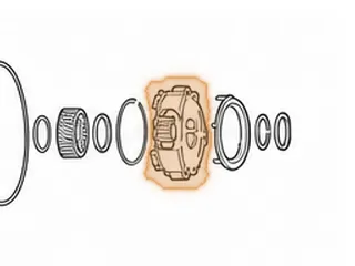 Planet, 6R80 Forward (4 Gears)(16 Teeth)(No Grooves)(Stamped Steel) (3 Ears With 9 Teeth) (1 Ear With 8 Teeth) 2008-Up — Part # 49582F