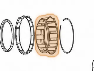 Apply Ring, 09G 2-6 Clutch (B1) (Steel)(2.156”Thick)(7 1/4”OD) 2003-Up — Part # 265546A