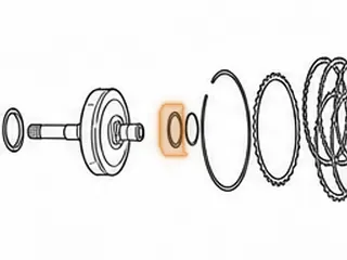 Bearing W/Race, 09G Front Planet Ring Gear To 1-2-3-4 Clutch (K1) Drum (.110”Thick) (1.926”OD)(1.414”ID) 2003-Up — Part # 265243A