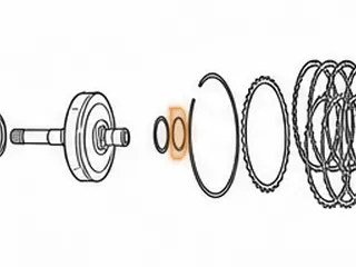 Race, 09G Front Planet Ring Gear To 1-2-3-4 Clutch (K1) Drum (.059”Thick)(1.803”OD) (1.370”ID) .2003-Up — Part # 265244A