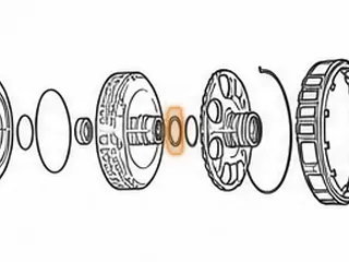 Bearing W/Race, 09G 1-2-3-4 Clutch (K1) To Rear Planet (.110”Thick)(1.644”OD)(1.176”ID) 2003-Up — Part # 265220A