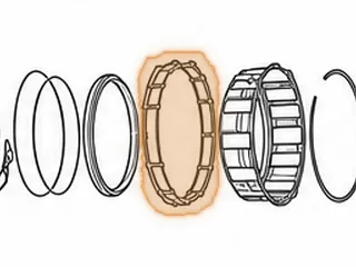 Spring Retainer, 09G 2-6 Clutch (B1) Return (12 Springs)(7 1/2”OD) 2003-Up — Part # 265970A