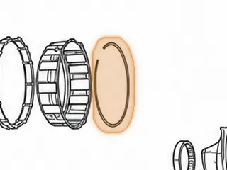 Snap Ring, 09G Holds 2-6 Clutch (B1) Spring Retainer In (.046”Thick)(6 13/16”OD) 2003-Up — Part # 265862A