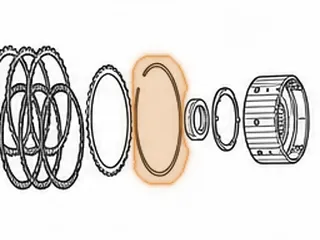Snap Ring, 09G Holds 3-5 Reverse Clutch (K3) Pressure Plate In Drum (.062”Thick)(6 1/2”OD) 2003-Up — Part # 265878A