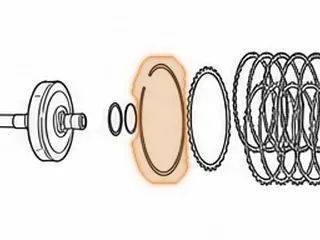 Snap Ring, 09G Holds 1-2-3-4 Clutch (K1) Pressure Plate In Drum (.063”Thick)(6 1/4”OD) 2003-Up — Part # 265873A