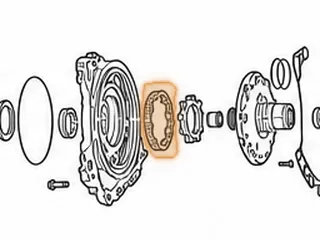 Pump Gear Set, 09G (.441”Thick)(10 Outer Gear Lobes)(9 Inner Gear Lobes) 2003-Up — Part # 265530A