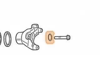 Washer/Seal, 1000/2000 Allison Output Shaft Yoke (2WD) To Bolt (1.065”OD) 2000-Up — Part # 116287A