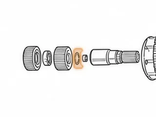 Bearing W/Races, 1000/2000 Allison P3 Sun Gear To Output Shaft 2000-Up (Use 116232A) — Part # 116247A