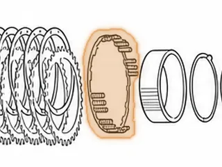 Springs W/Retainer, 1000/2000 Allison C5 Clutch Return (18 Springs) 9 3/4”OD (1 Tab) 2000-Up — Part # 116976A