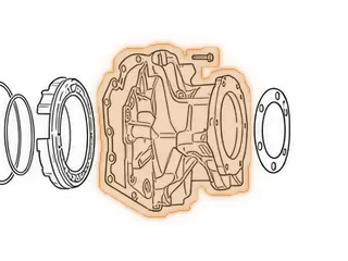 Extension Housing, 1000/2000 Allison 4x4 (1st Design) 2000-9/23-04 (Aluminum) — Part # 116770B