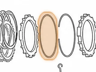 Snap Ring, 1000/2000 Allison Holds C4 Pressure Plate In Case (1st Design) (Spiral) (9 7/8”OD, .125” Thick) 2000-Up — Part # 116873A