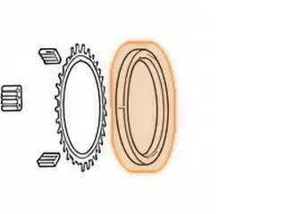 Piston, 1000/2000 Allison C3 & C4 Clutch (Bonded) (.840” Thick)(8 3/4”OD)(7 3/16”ID) 2000-09 (Black) — Part # 116962A
