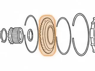 Pressure Plate, 1000/2000 Allison C2 Clutch (.253” Thick At Edge)(39 Teeth, 3 Are Wider) (26 Inner Splines) 2000-Up — Part # 116140A