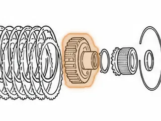 Hub, 1000/2000 Allison C2 Clutch (24 Outer Teeth) (3.325”Tall)(2.260”OD Nose) 2nd Design (.540” Long Washer Tab Holes) — Part # 116570AA