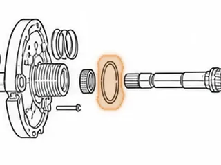 Washer, 1000/2000 Allison Stator To C1/C2 Drum (3 Tab) (Plastic) 2000-Up — Part # 116211A
