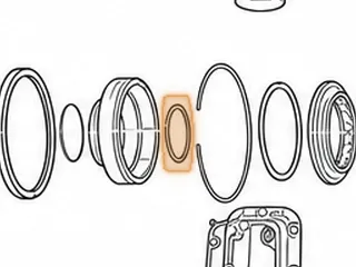 Snap Ring, 1000/2000 Allison Holds C1 Piston Housing In Drum (.094” Thick, 3.520”OD, 2 Eyelets)2000-Up — Part # 116862A