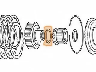 Washer, 1000/2000 Allison C2 Clutch Hub To P1 Sun Gear (.107” Thick)(3.095”OD)(2.285”ID) 2nd Design (3.305”OD At Tabs)… — Part # 116220AA