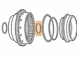 Snap Ring, 1000/2000 Allison Holds Input Shaft To C1/C2 Drum (2 Eyelets) 2000-Up — Part # 116880A