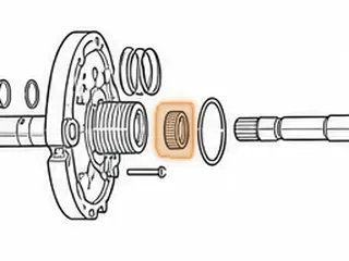 Caged Needle Bearing, 1000/2000 Allison Stator Shaft (Rear) 2000-Up — Part # 116209A