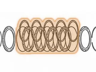 Steel, 10R80/10L80/10L90 Reverse Brake (B) Clutch (10Teeth) (5.124”ID)(.099”Thick) — Part # 164130A