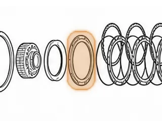 Plate, 10R80/10L80/10L90 Reverse Brake (B) Clutch (Bottom) (10Teeth) (5.124”ID)(.157”Thick) — Part # 164151A