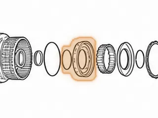 Piston Kit, 10R80 (Ford) (Bonded) 2017-Up (Hi-Per Blue)(Contains 3 Pistons) (B, D, & E Clutch) — Part # 164960BHPK