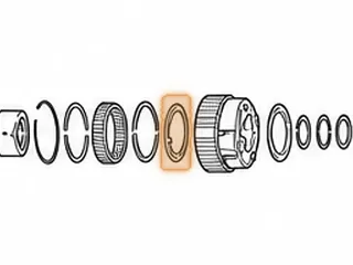 Washer, A340 #2 One Way Clutch To Rear Planet (Plastic) 2 Inner Tabs (3 1/8”OD) — Part # 97248