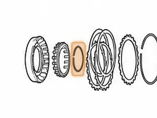 Snap Ring, A340 Holds Overdrive Direct Clutch Retainer In — Part # 97865