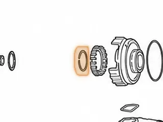 Snap Ring, A340 Holds Low/Reverse Clutch Retainer In Case — Part # 97885