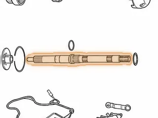 Output Shaft, A340 2WD (14 1/8”) — Part # 97678F