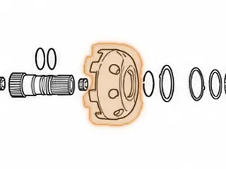Shell, A340 Input (8 Lug) — Part # 97622