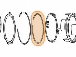 Snap RIng, A650E Holds Overdrive Brake Clutch Retainer In (6 5/8”OD)(.193”Thick ID To OD) 1998-06 — Part # 97862