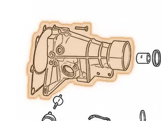 Extension Housing, A340 2WD (8 5/8”) 7 Bolt (2 Bolt Bottom Flat Mount) 2”ID Speed-O Hole & Sensor Hole On Drivers Side… — Part # 97770BE