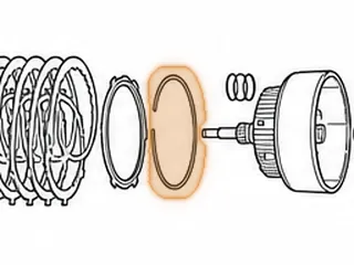 Snap RIng, A650E Holds Direct Clutch Pressure In Drum (5 3/4”OD) 1998-06 — Part # 97878B