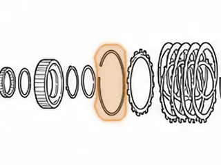 Snap Ring, A340 Holds 2nd Brake Clutches In Case (5 9/16”OD) .062” Thick — Part # 97873