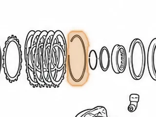 Snap Ring, A340 Holds 2nd Brake Support In Case (5 7/8”OD) .118” Thick — Part # 97872