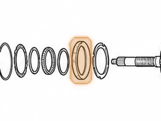 Outer Race, A340 Overdrive Sprag (44 Teeth) .530” Thick (2.830”ID) 1985-Up — Part # 97661
