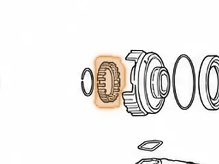 Retainer W/Springs, A340 Low/Reverse Clutch (16 Springs) — Part # 97977B