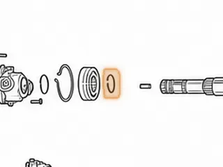 Snap Ring, A904 Holds Rear Bearing To Output Shaft — Part # 12895