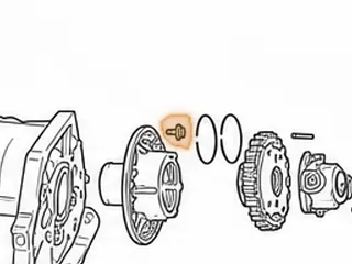 Bolt Set, A727 Output Support To Case (4 Bolt) 1962-Up — Part # 22790K