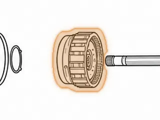 Planet, 4L80E Rear (4 Gear Angled Teeth)(Less Electric Pick-Up) 1991-98 (.710” Tall Pinion Gears) (Can Use 34584EA) — Part # 34584E