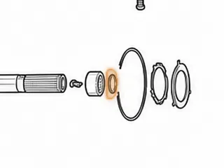 O-Ring, 4L80E Yoke Tube To Yoke (2.150”OD) 1991-Up (The Yoke Tube Is Tin & Is #958 In The 350 Picture) — Part # 34374AA